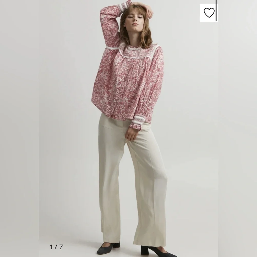 Atelier Rêve
IRAMELIE SH - Button-down blouse - cloud dancer size small - Picture 3 of 11